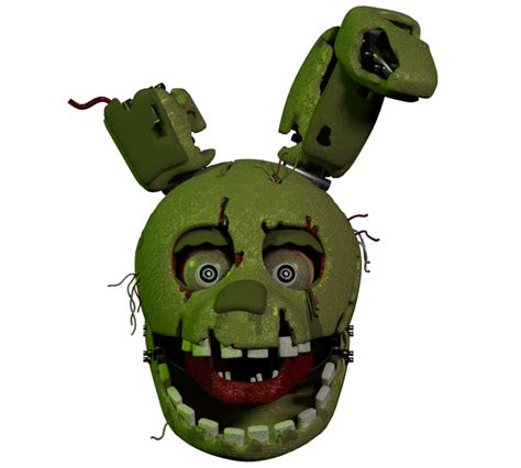 Springtrap V4 Head by a1234agamer on DeviantArt