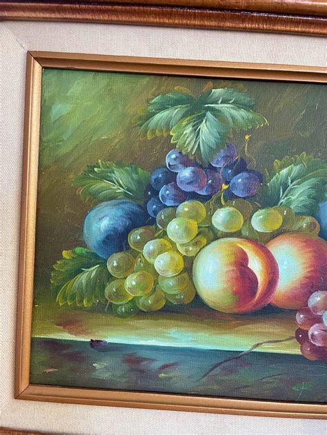 Fruit Still Life Painting. Fruit Paintings for Kitchen. | Etsy