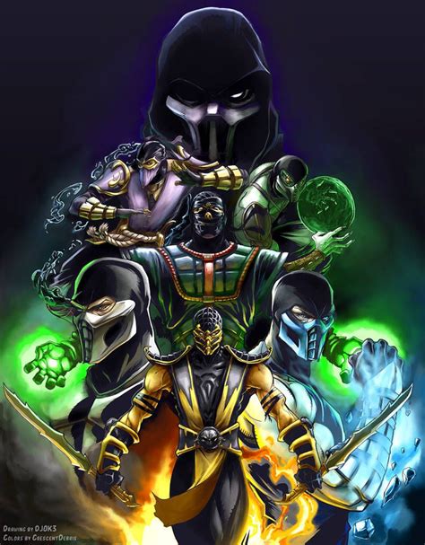 Ninjas of the realm - Colors by CrescentDebris by DJOK3 on DeviantArt | Männer tattoo ideen ...