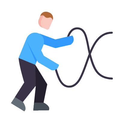 Battle Ropes - Flat - Wired - Lordicon