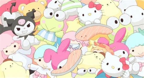 Sanrio Desktop Wallpaper | Şirin çizim, Hello kitty dövmeleri, Disney ...