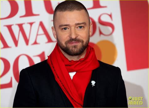 Justin Timberlake Wears White Rose Pin for Time's Up at Brit Awards ...