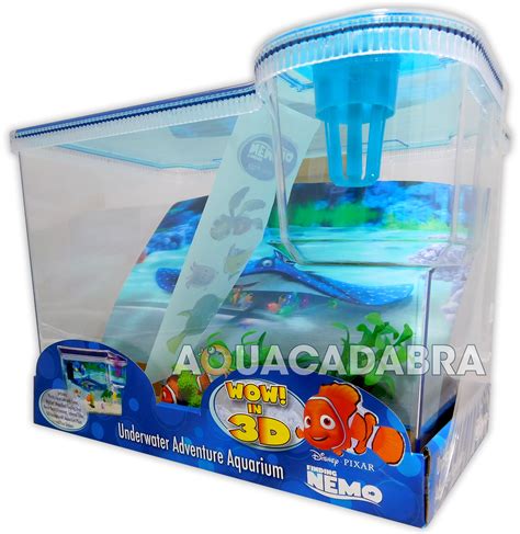 FINDING NEMO 3D AQUARIUM 15L FIRST FISH TANK DORY DISNEY WITH BACKGROUND LID | eBay