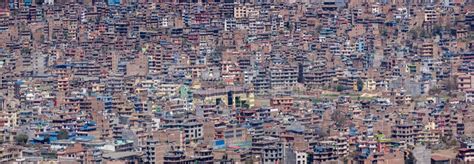 Population Density Kathmandu Nepal Panorama Editorial Photo - Image of ...