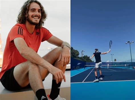 NO INJURY? Tsitsipas tests new grunts while training for the new season ...