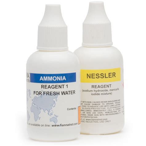 Ammonia Test Kit for Fresh Water Replacement Reagents (100 tests) - HI38049-100