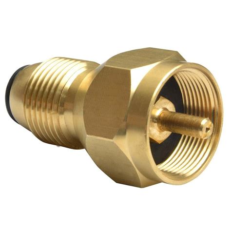 Safety Tank Fill Attachment Solid Brass Propane Refill Adapter For One Pound Tan | eBay