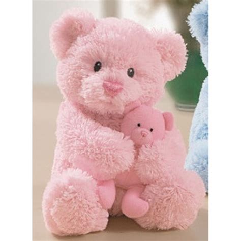 Welcome Little One Cute As a Button Musical Pink Teddy Bear | GUND ...