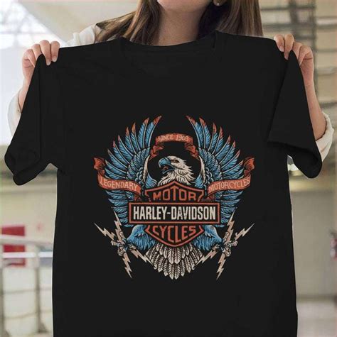 Legendary Harley Davidson Eagle T Shirt - Best of pop culture clothing ...