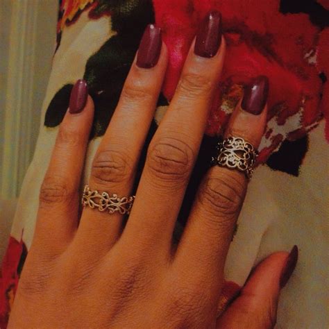 Dark Maroon nails | Maroon nails, Nails, Beauty