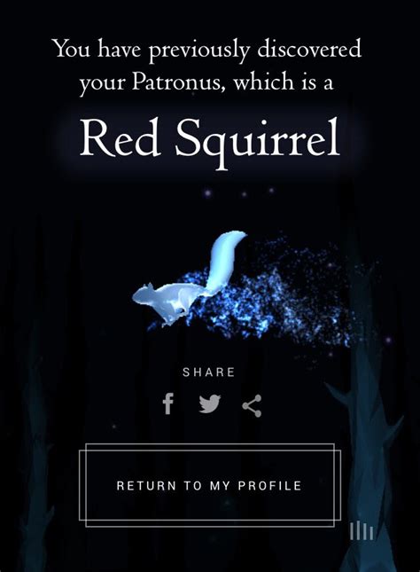 Matt DeWater on Twitter: "My #Patronus is a red squirrel! •Ravenclaw ...