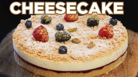 How To Make French Cheesecake (French Style Recipe) - YouTube