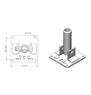 SWIVEL BASE PLATE