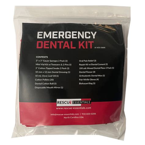 Rescue Essentials Emergency Dental Kit