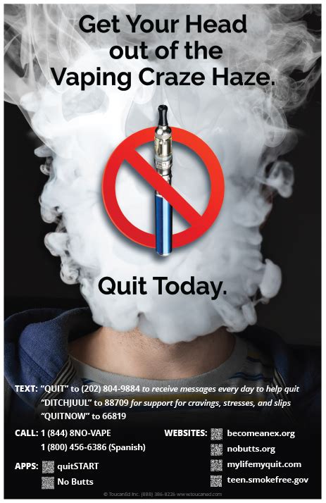 Vaping (e-Cigarette) Facts, Prevention, and Cessation Posters and Kits