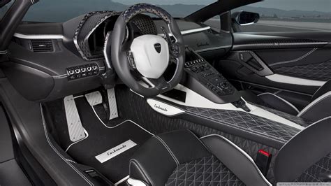 Lamborghini Aventador White Interior