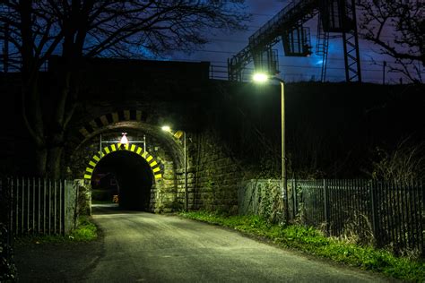 Free Images : road, bridge, night, sunlight, tunnel, evening, green ...