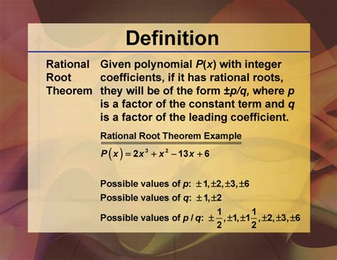 Math Definitions Collection: Polynomials | Media4Math