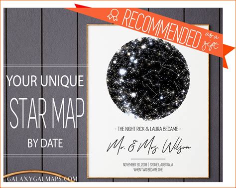 Custom Night Sky Star Map by Date Printable Wedding Gift Mom Engagement ...