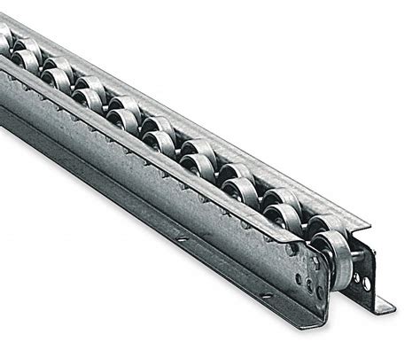 ASHLAND CONVEYOR Flow Rail, Skate Wheel, Light-Duty, 260 lb/ft (5 ft Supports) Maximum Load ...