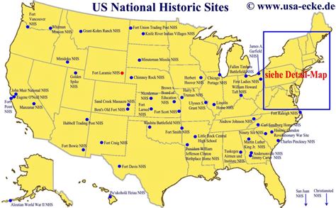 National Historic Sites Map - Daune Eolande