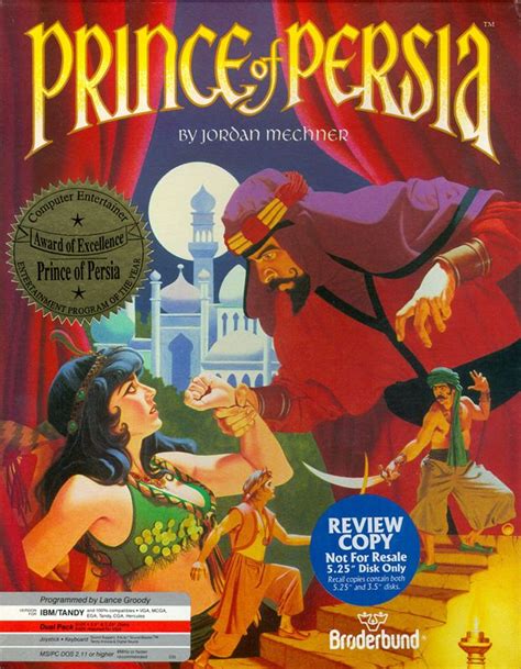 Prince of Persia cover or packaging material - MobyGames