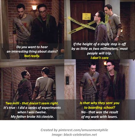 “Do you want to hear..” The Big Bang Theory ~ Quotes ~ Season 1, Episode 1: Pilot # ...