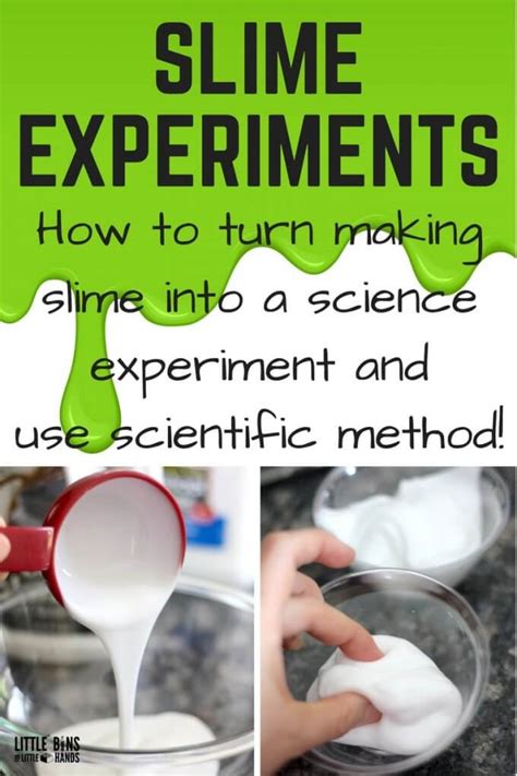 Science Experiments with Slime! How to set up slime science activities with kids.