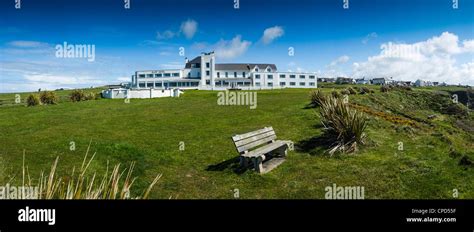 Panorama: The Cliffs Hotel, Gwbert, Cardigan,west wales Stock Photo - Alamy