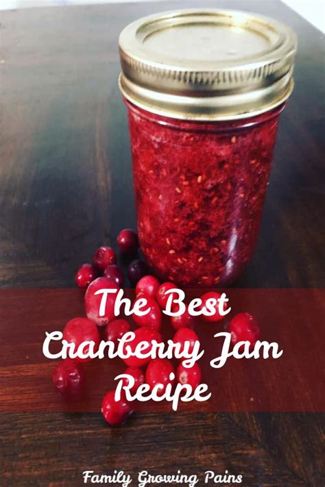 Delicious Christmas Jam: Canning Cranberry Jam Recipe | Recipe ...