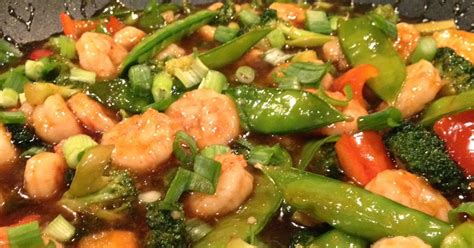 Tasty and (Mostly) Healthy Recipes: Honey Orange Shrimp Stir-Fry