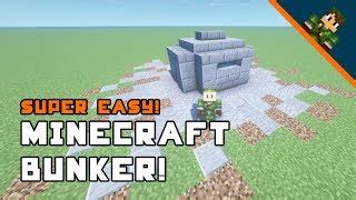 How To Build A Bunker In Minecraft | Team Overpowered