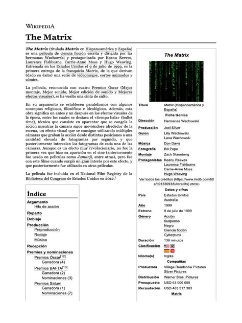 The Matrix | PDF