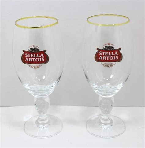 Stella Artois Beer Glasses Set Of 2 Brewmania 33cl #StellaArtois | Stella artois beer, Beer ...