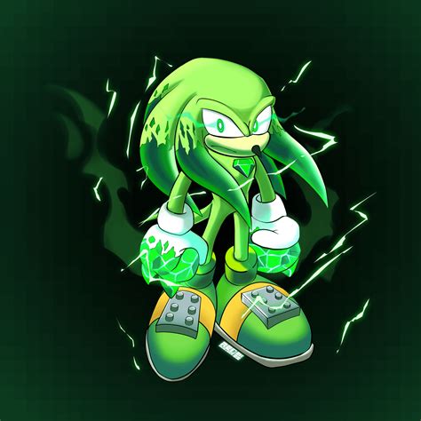 Chaos Knuckles (Master Emerald Fused) by RedExcellence : r/SonicTheHedgehog