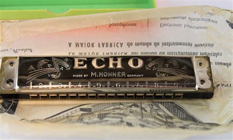 Vintage Hohner Echo Harmonica w/ Box, in the Key of C