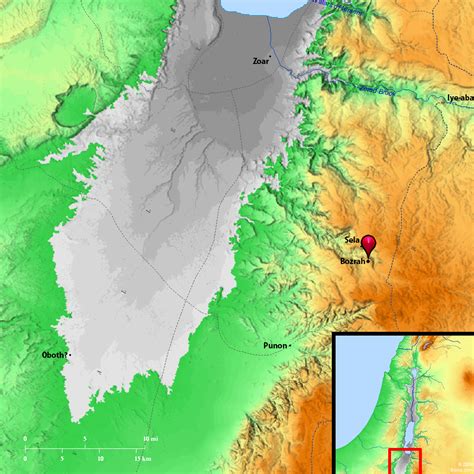 Bible Map: Mount Seir (Bozrah)