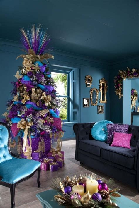 34 Of The Most INSANELY Gorgeous Decorated Christmas Trees (With images) | Purple christmas ...