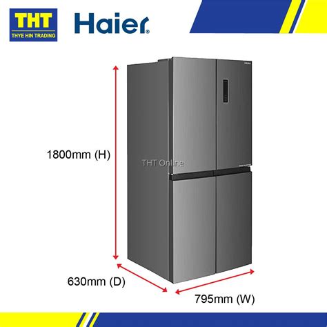 [510L] Haier 4 Door Fridge Inverter Refrigerator --- HRF510MG