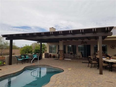 Alumawood Laguna Lattice Patio Shade, Pergola Shade, Wood Roof, Pergola ...