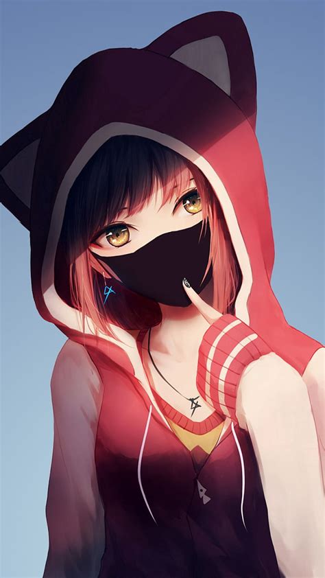 Anime Girl Phone - Hoodie Anime Girl Cool,, Girls Anime HD phone wallpaper | Pxfuel