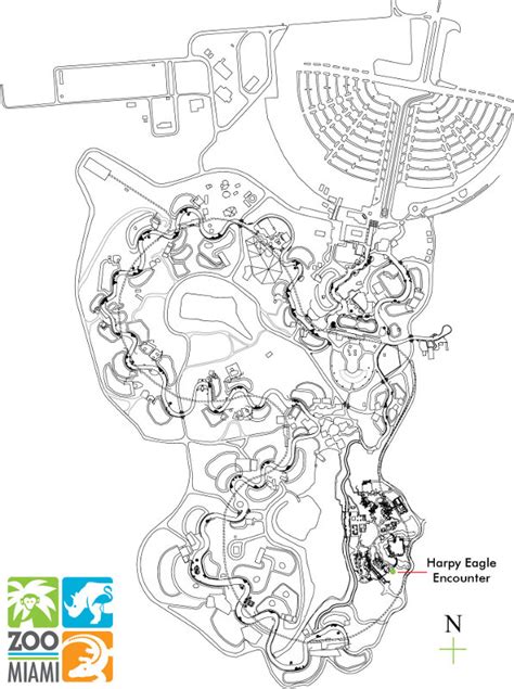 Zoo Tails: Zoo Miami Map - 2012