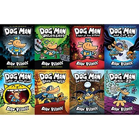 Dog Man Books Series 1-8 [Hardcover] Dav Pilkey – Swagll