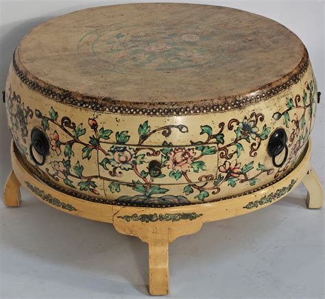 bk0085y-oriental-coffee-table | Round drum on wooden stand, … | Flickr