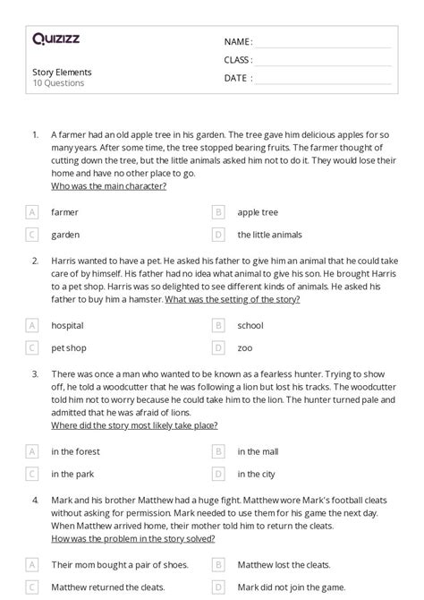 50+ Analyzing Story Structure worksheets for 3rd Grade on Quizizz | Free & Printable