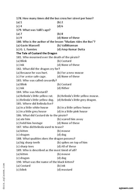 Class 10 English Question Bank (PDF) - Important Questions for Class 10 ...