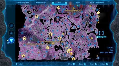 All 40 Hinox Locations Map