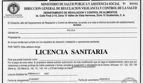 difícil cosa Excepcional registro sanitario guatemala Floración azafata ...