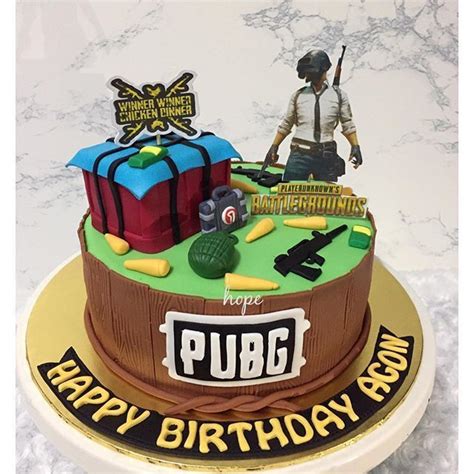 PUBG Cake Design in 2021 | Cake designs for boy, Art birthday cake ...