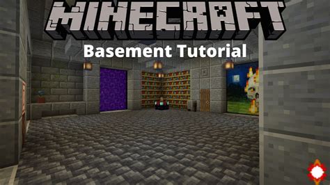 [Original] Minecraft How to Build a Basement -Tutorial- - YouTube